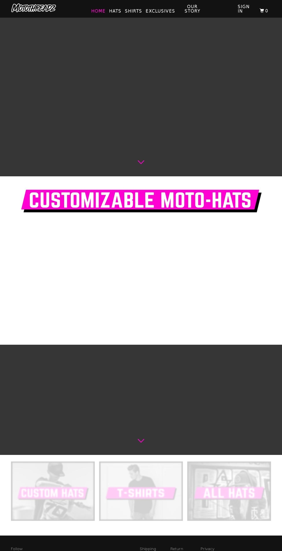motothreadz.com — Shopify storefront screenshot