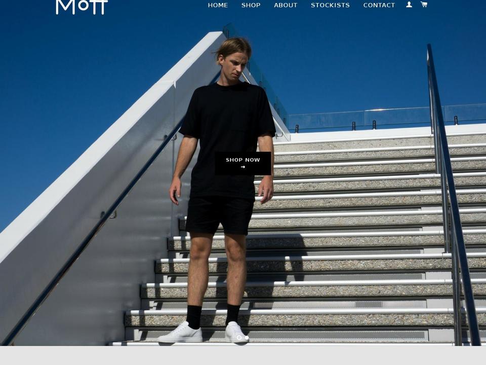mottclothing.com shopify website screenshot