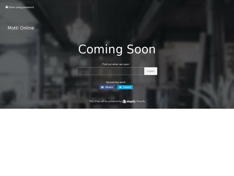 mottionline.com — Shopify storefront screenshot