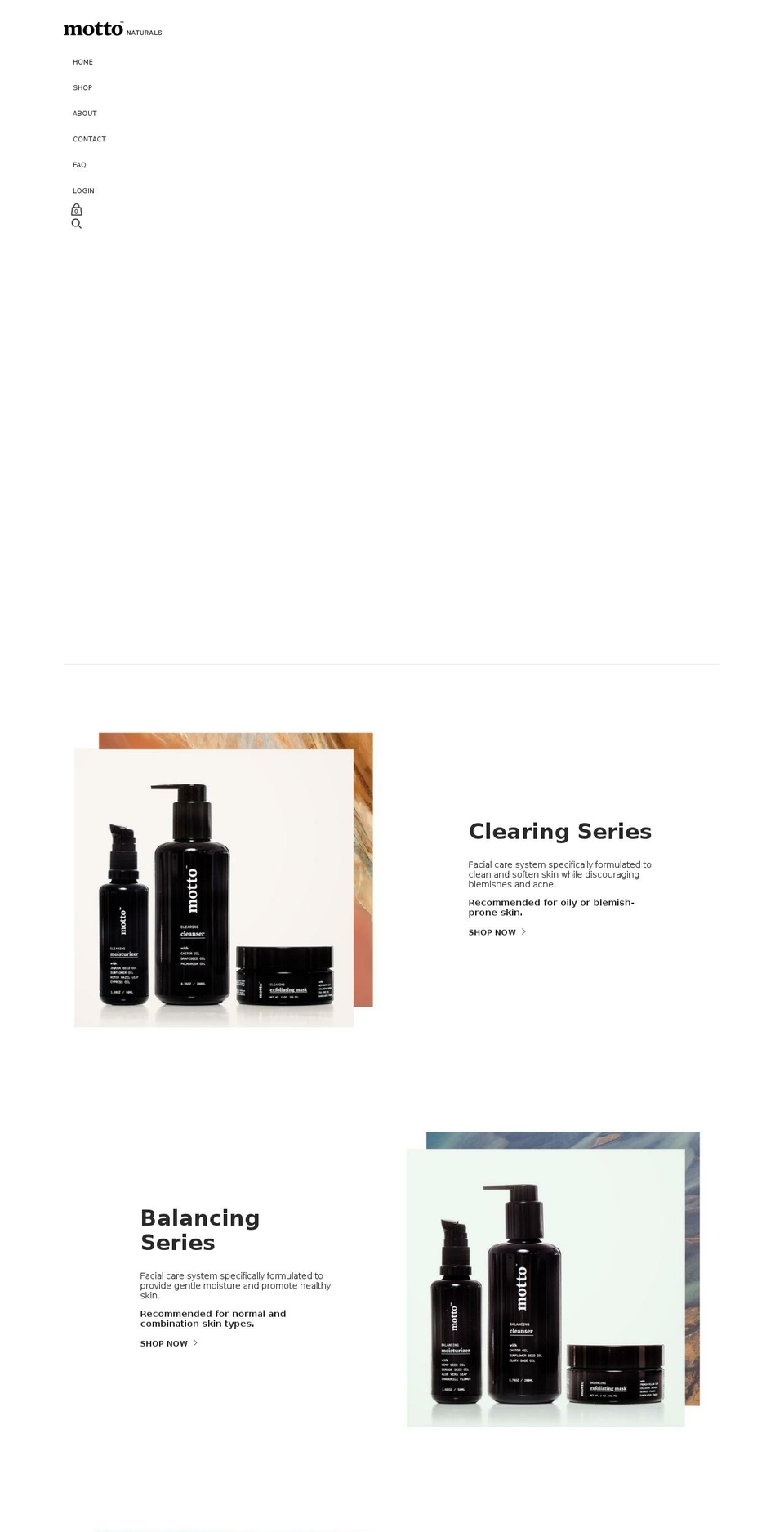mottonaturals.com — Shopify storefront screenshot