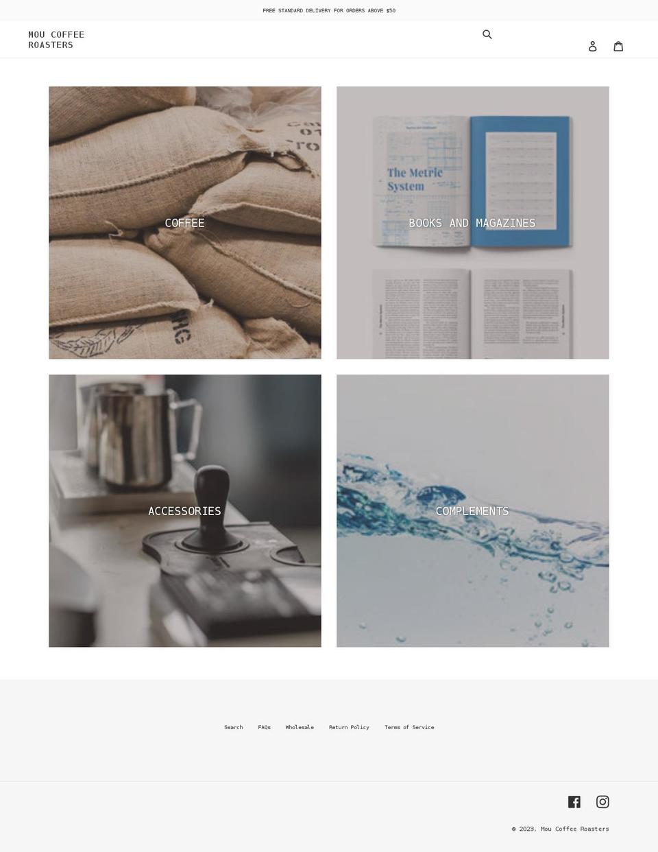 moucoffeeroasters.com shopify website screenshot