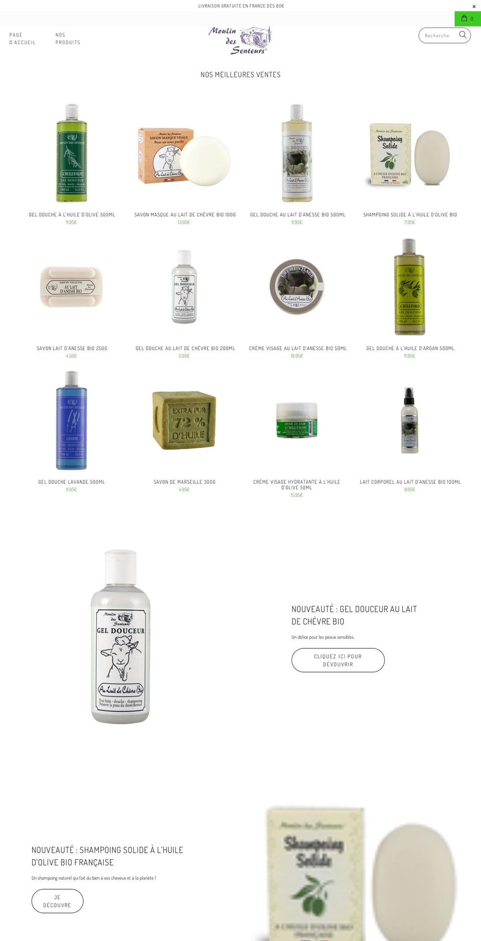 moulin-des-senteurs.com — Shopify storefront screenshot