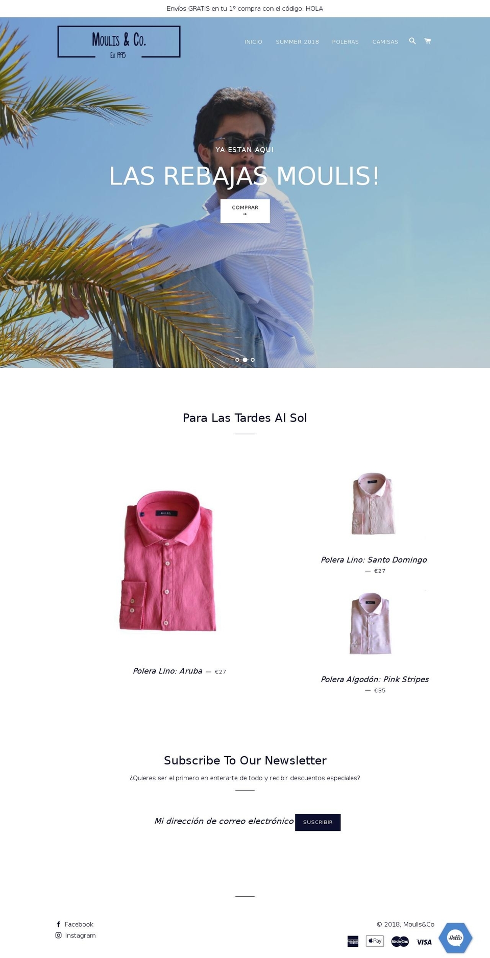 moulisandco.com — Shopify storefront screenshot