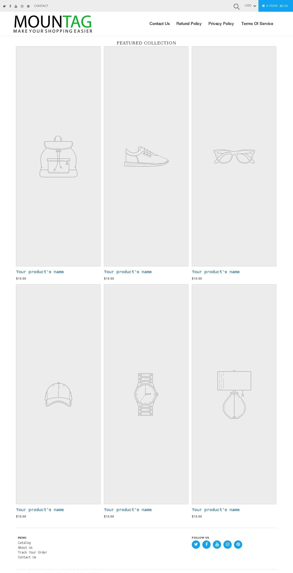 mountag.com — Shopify storefront screenshot