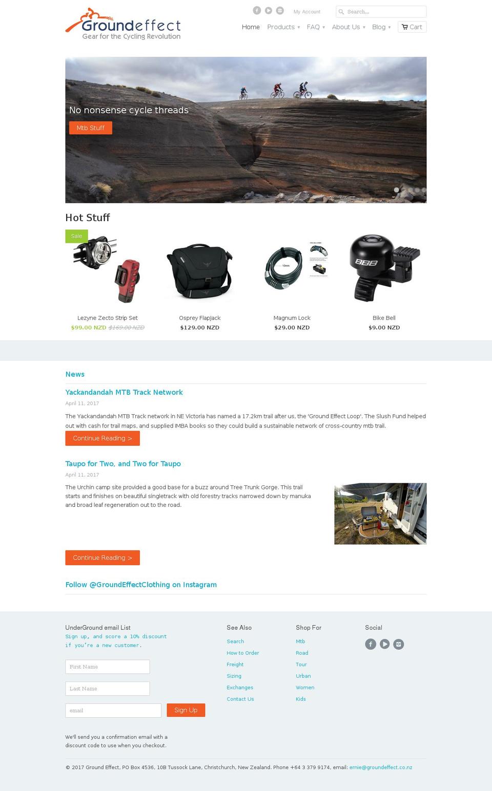 Ground Effect 2.5 Shopify theme site example mountainbike-clothing.com