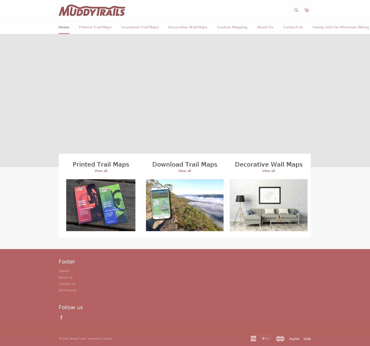 mountainbikebluemountains.com — Shopify storefront screenshot