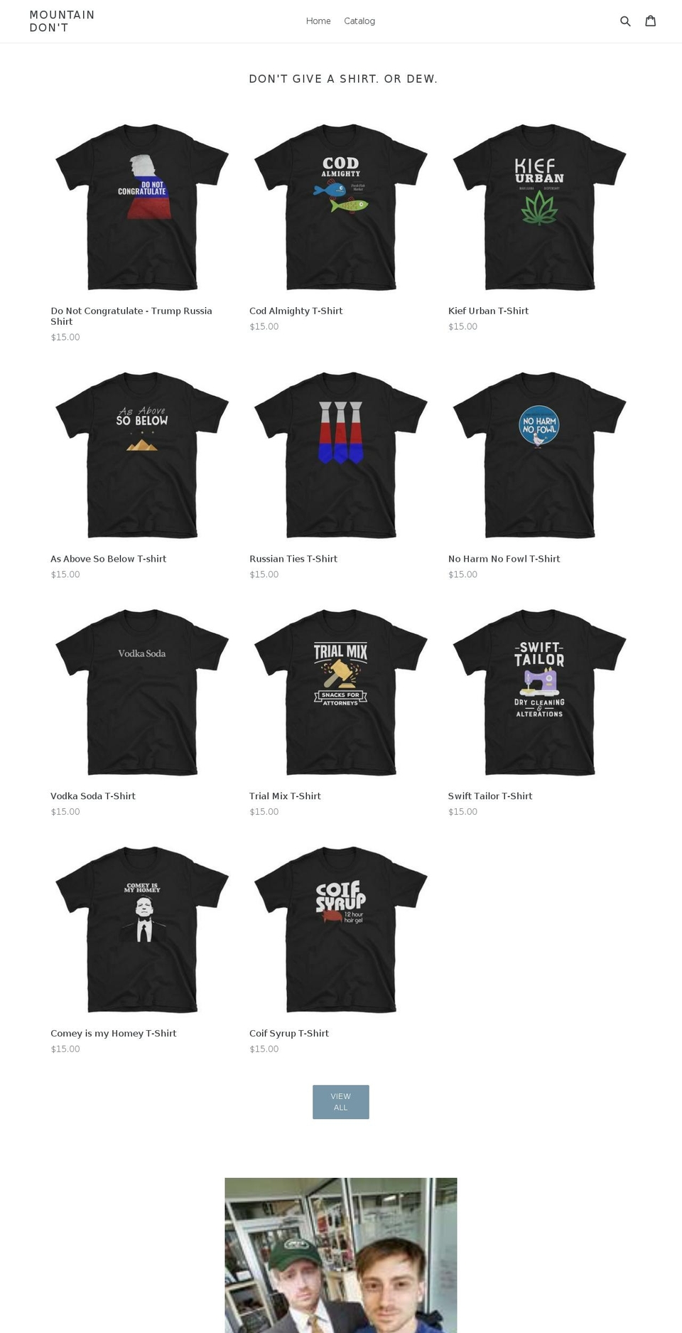 mountaindont.com — Shopify storefront screenshot