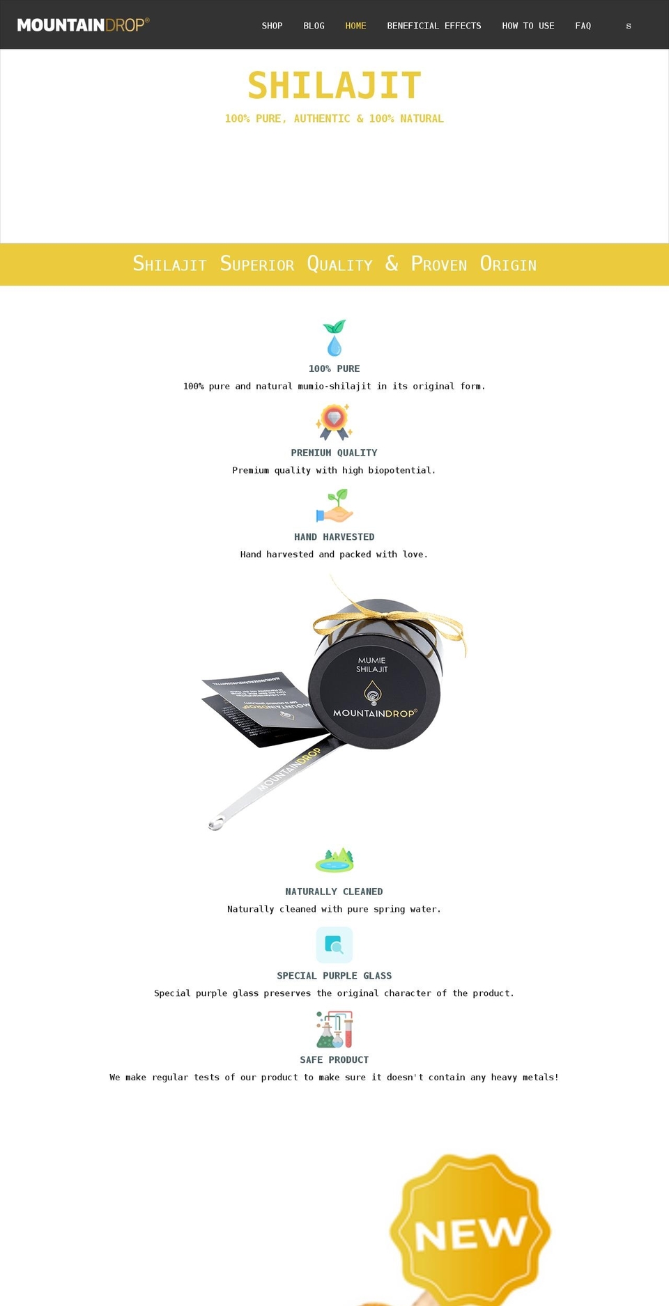 mountaindrop.co.uk shopify website screenshot