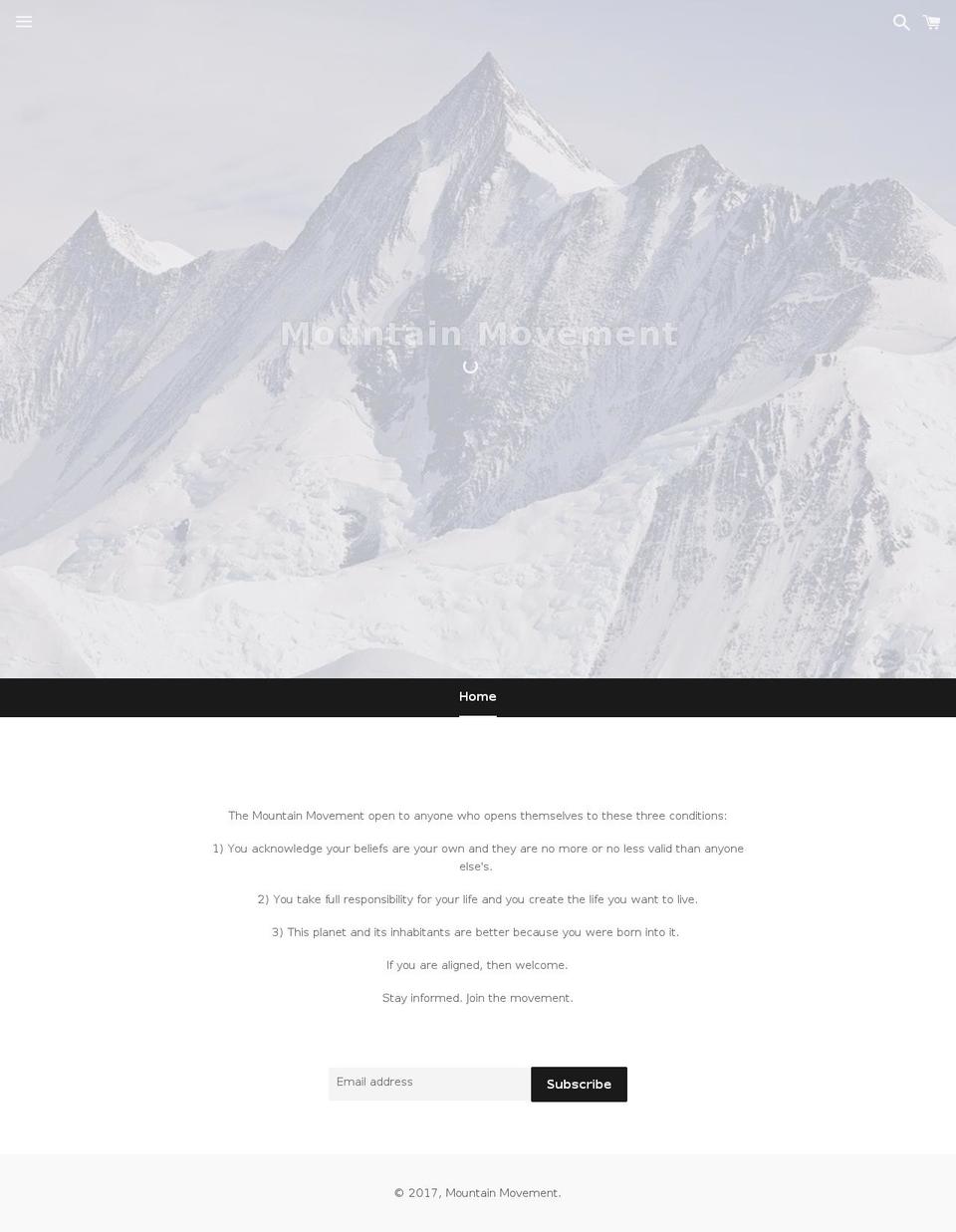 mountainmovement.com shopify website screenshot