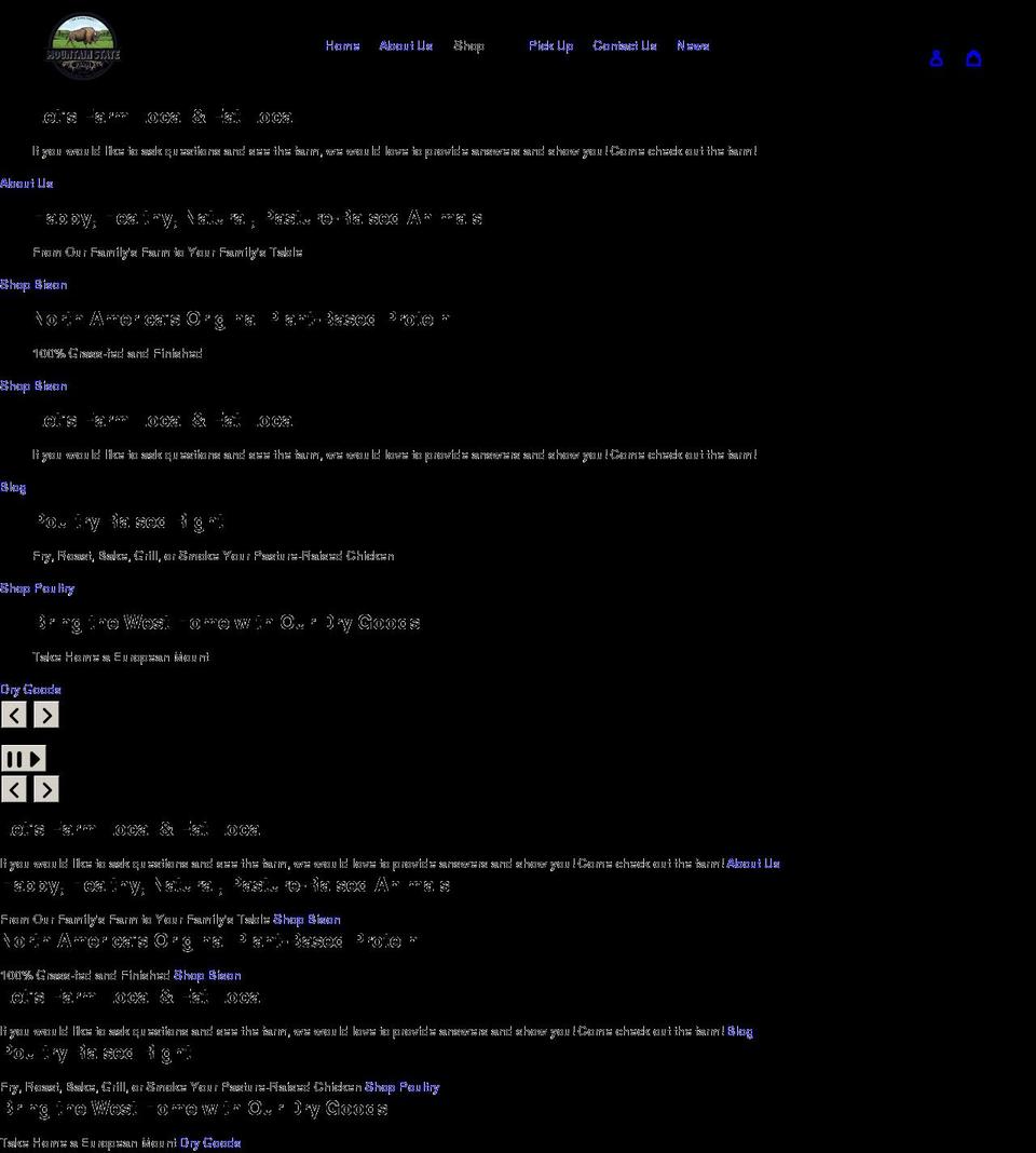 mountainstatefarm.com shopify website screenshot