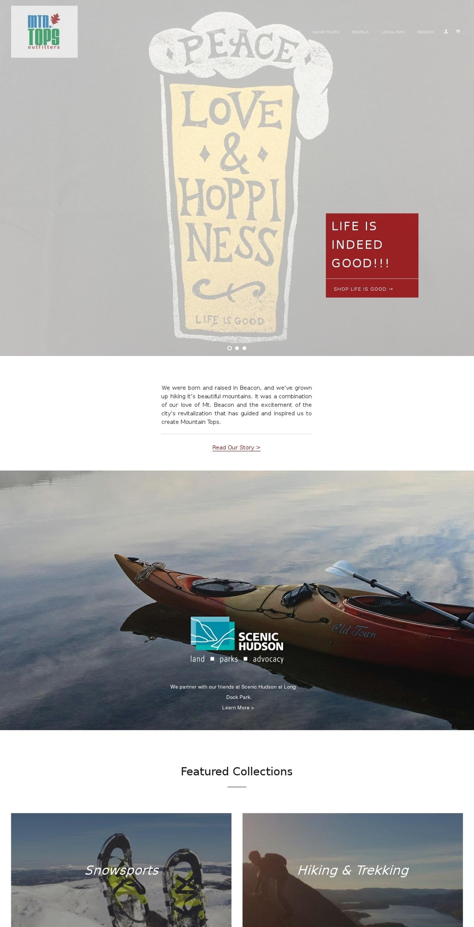 mountaintopsoutfitters.com shopify website screenshot