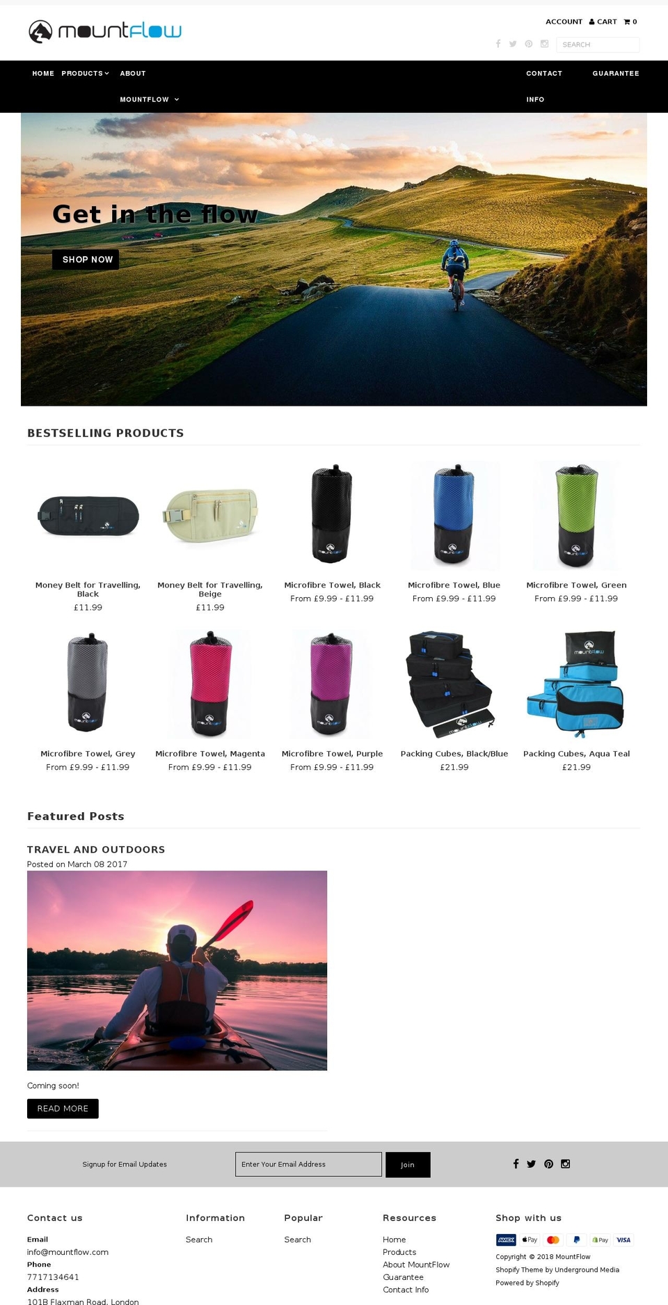 mountflow.com — Shopify storefront screenshot