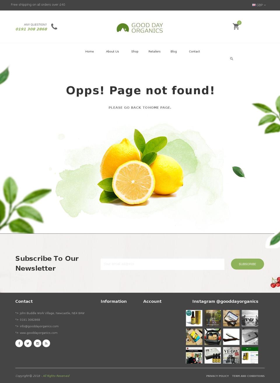 Organie Farm Shopify theme site example mountpurious.com