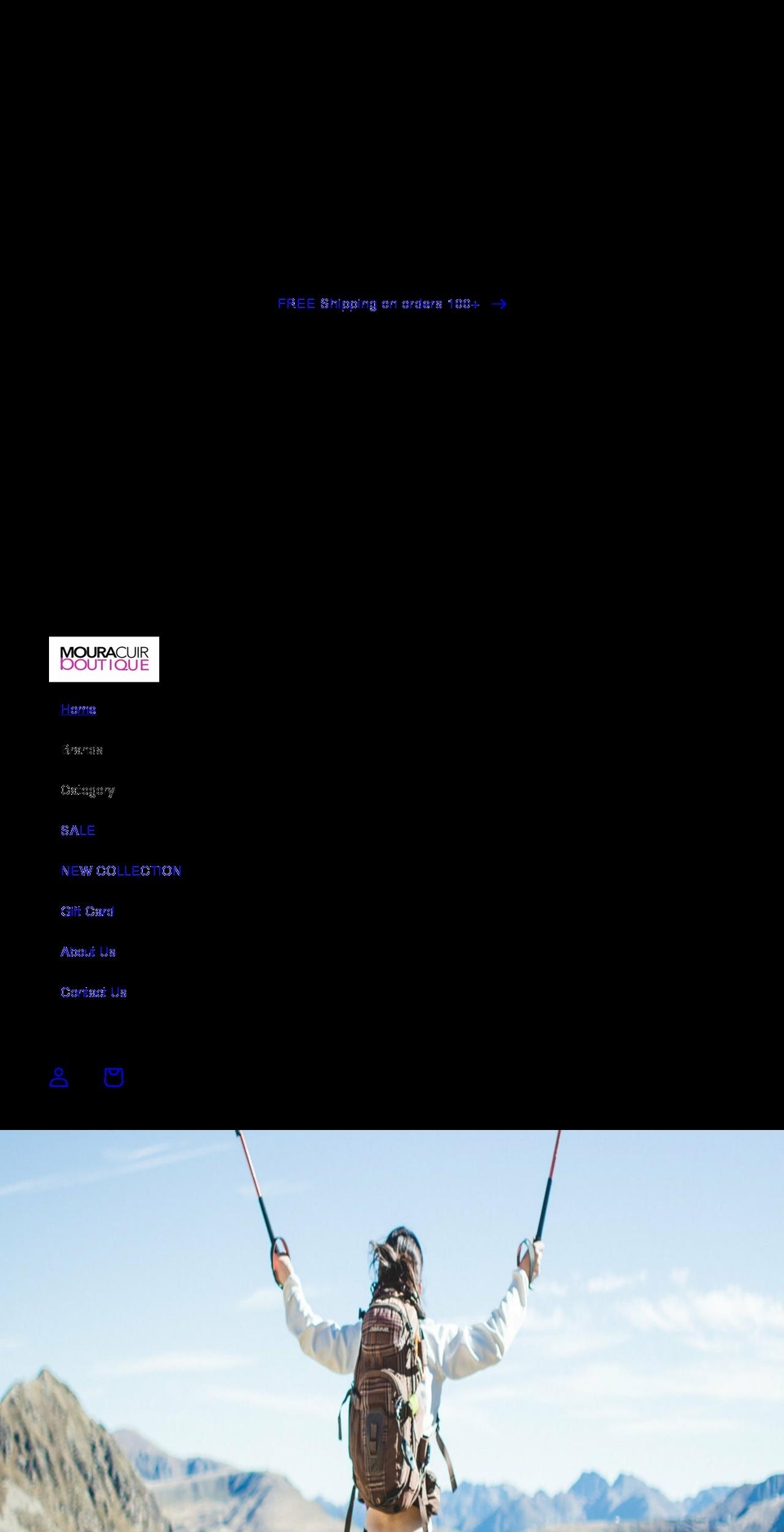 mouracuir.ca shopify website screenshot