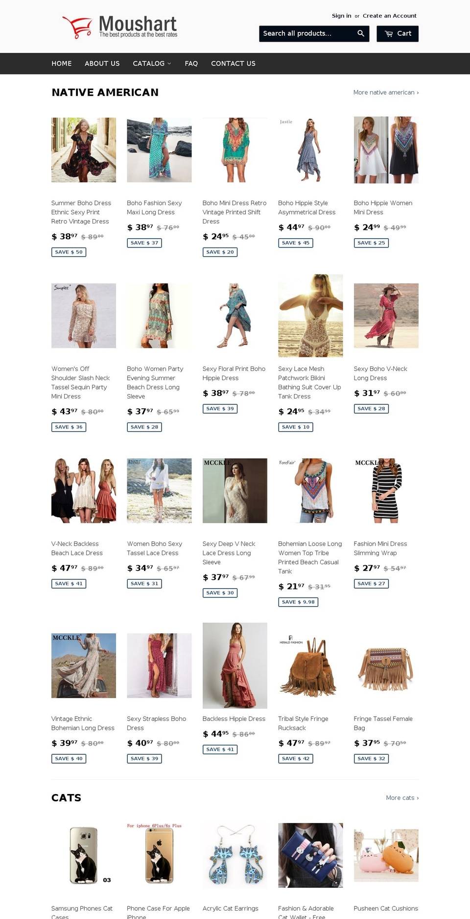moushart.com shopify website screenshot