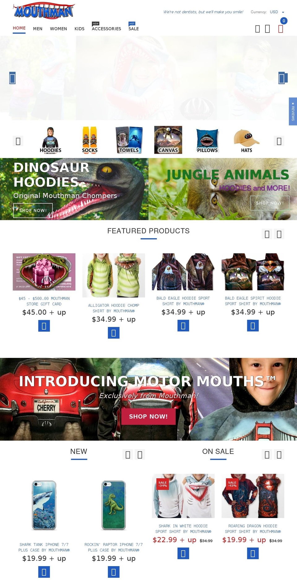 Mouthman-v2-1-5 Shopify theme site example mouthband.com