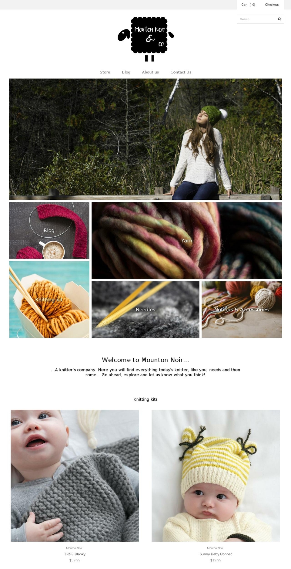 moutonnoir.ca shopify website screenshot