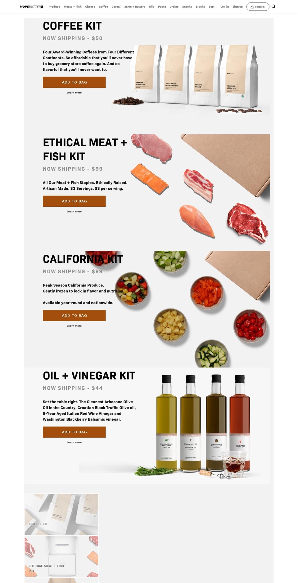 movebutter.com shopify website screenshot