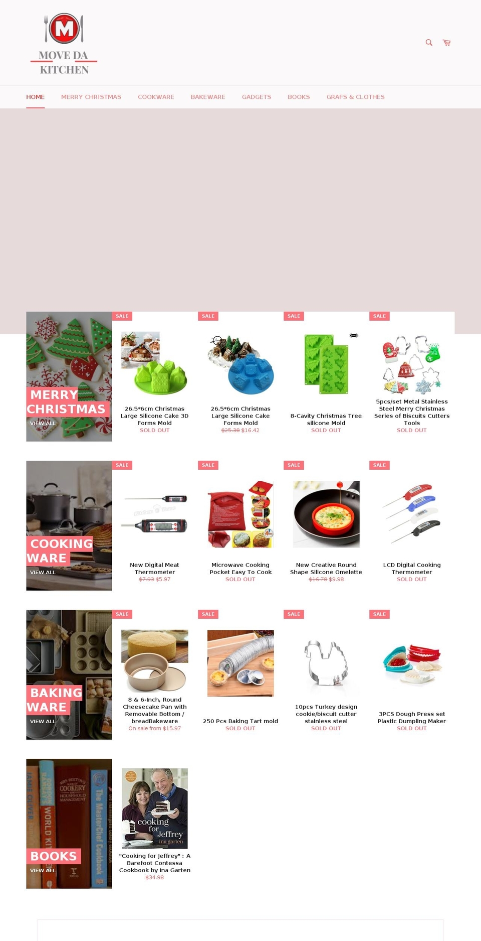 movedakitchen.com — Shopify storefront screenshot