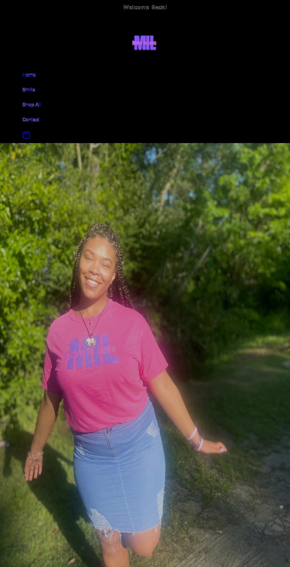 moveinlove.org shopify website screenshot