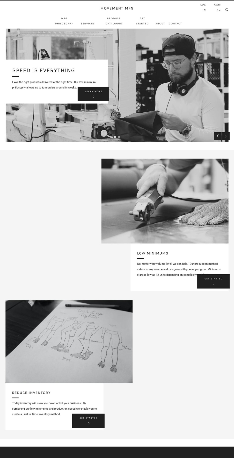 movementmfg.com shopify website screenshot