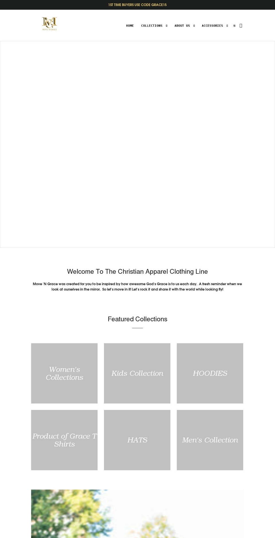 movengrace.com shopify website screenshot