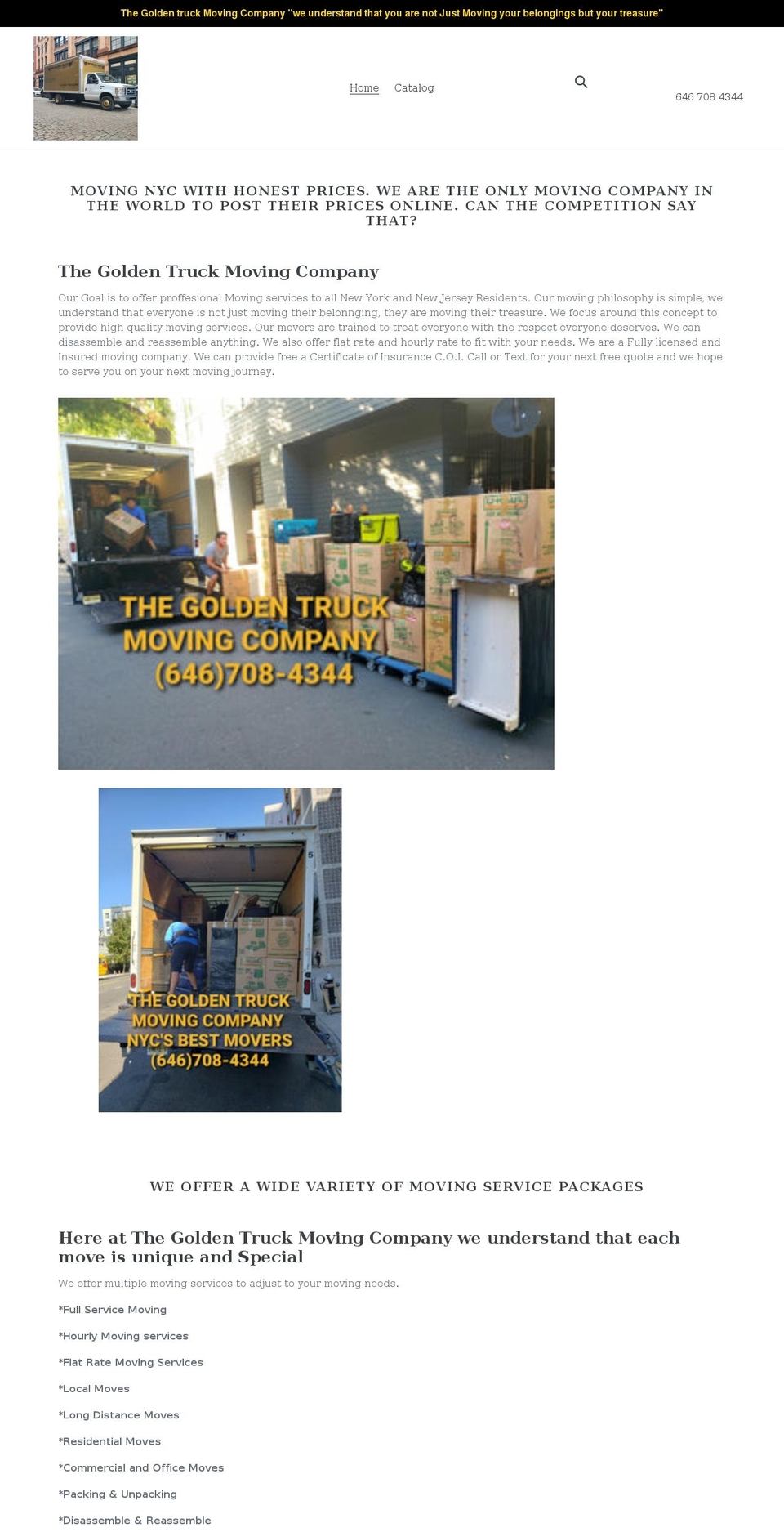 moversinbrooklyn.com shopify website screenshot