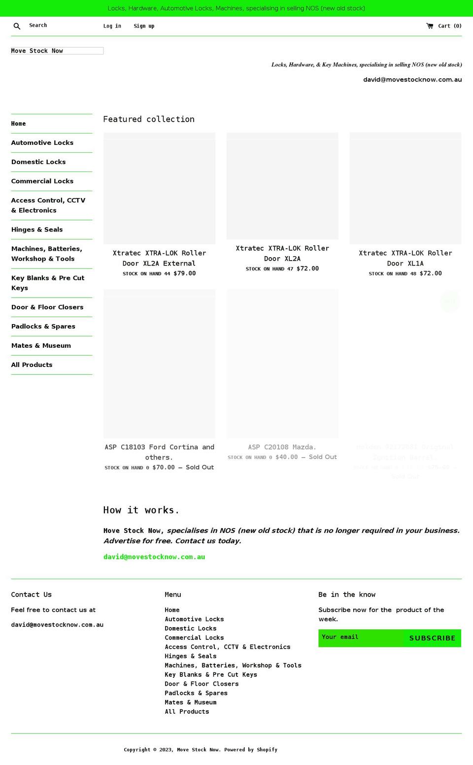 movestocknow.com.au shopify website screenshot