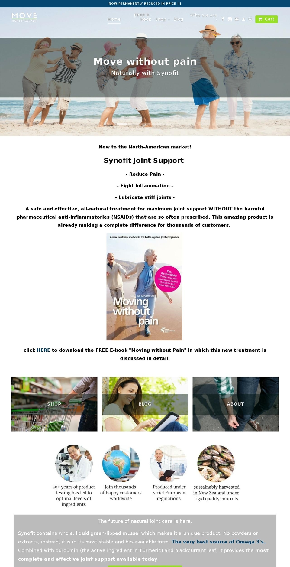 moveunrestricted.com shopify website screenshot