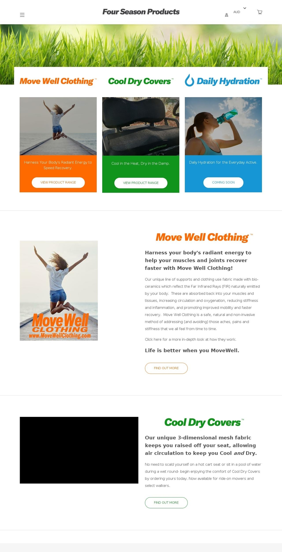 movewellclothing.com — Shopify storefront screenshot