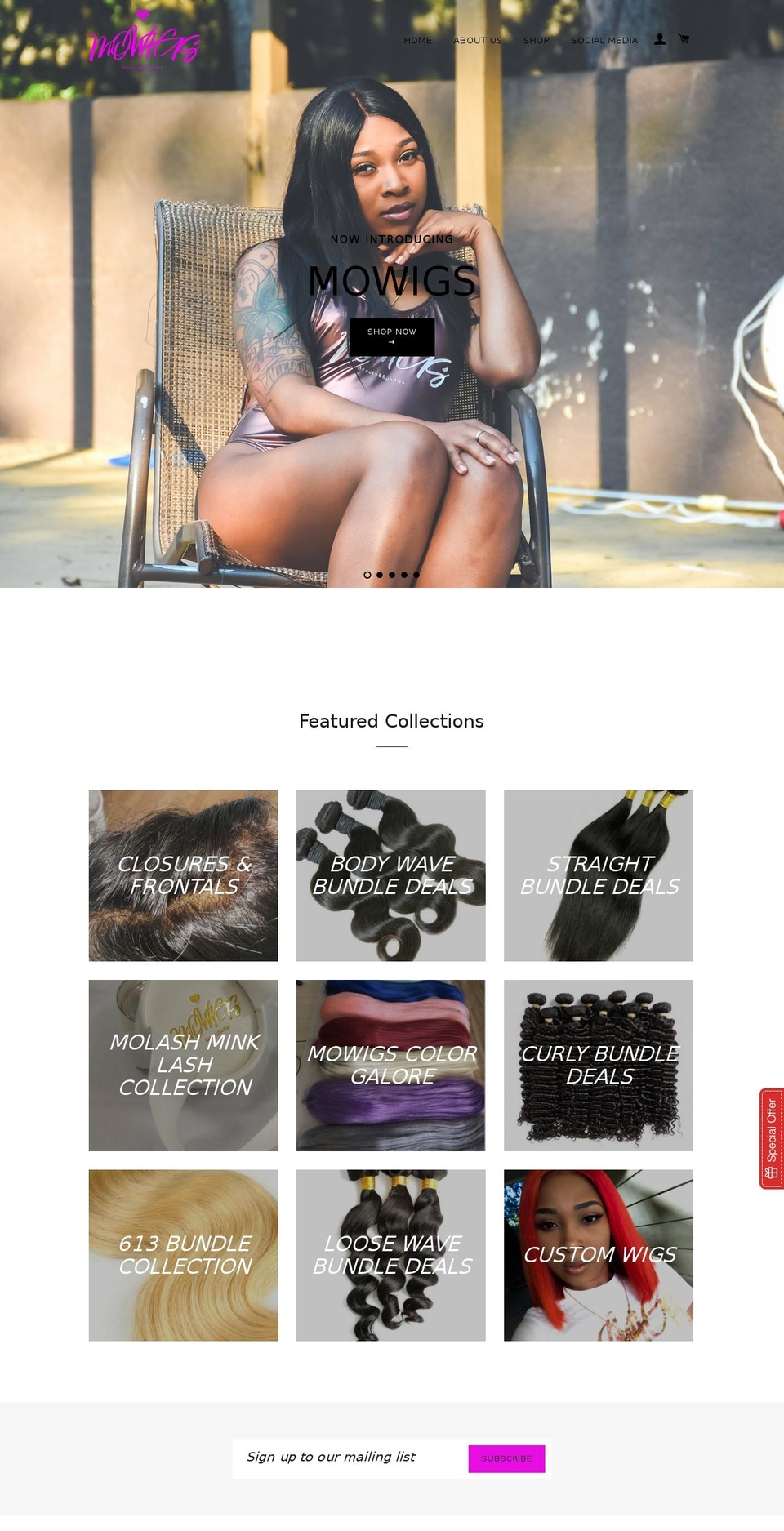 mowigs.com shopify website screenshot