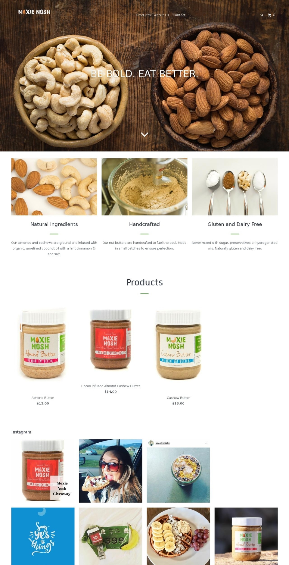 moxienosh.com shopify website screenshot