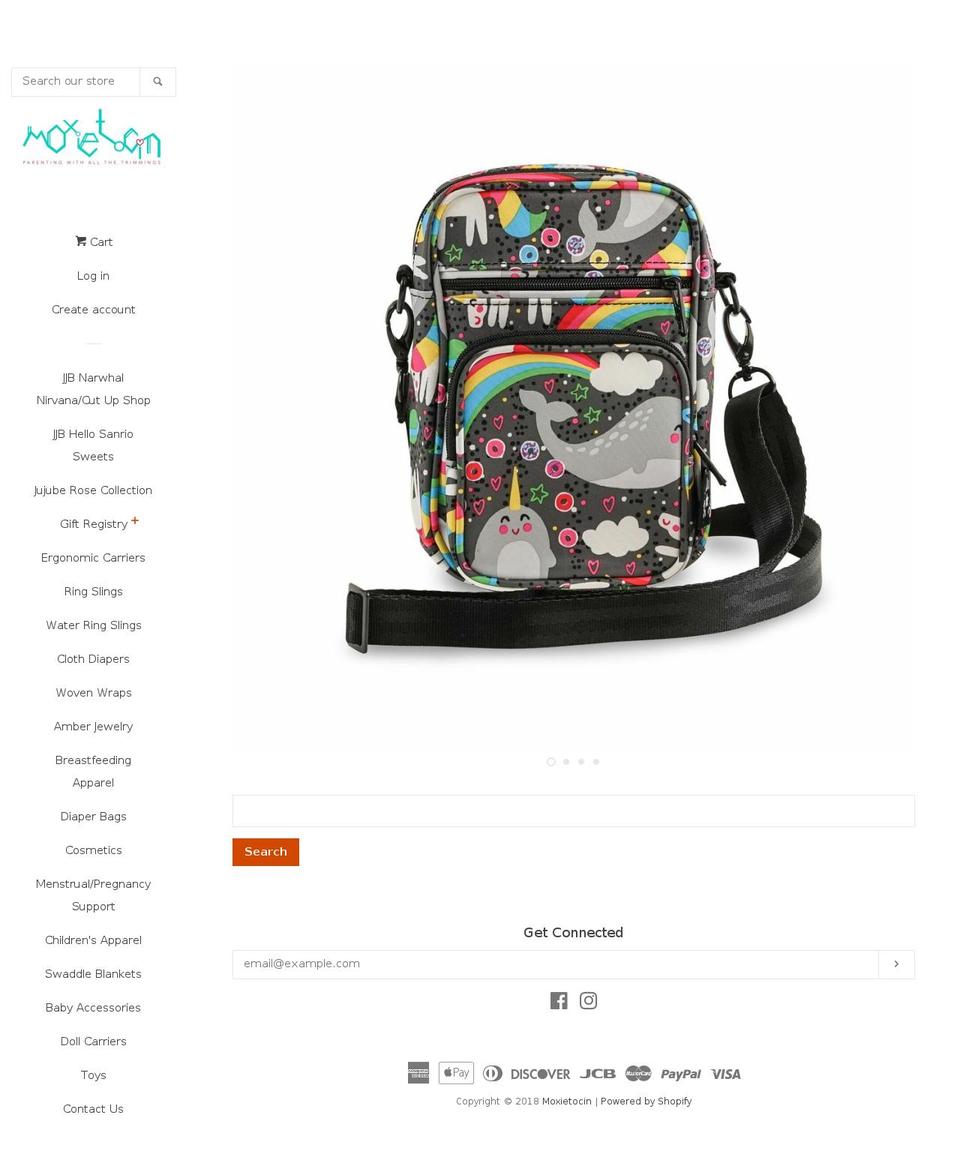 moxietocin.com — Shopify storefront screenshot