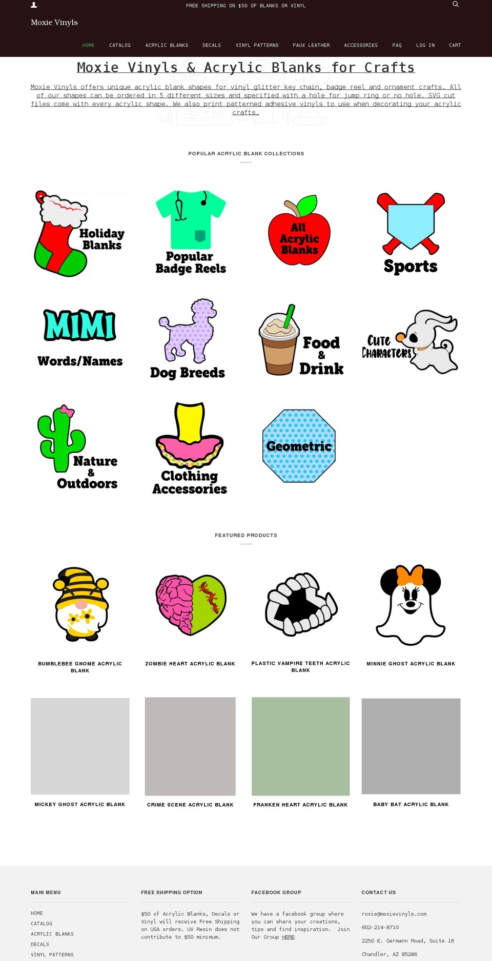 moxievinyls.com shopify website screenshot