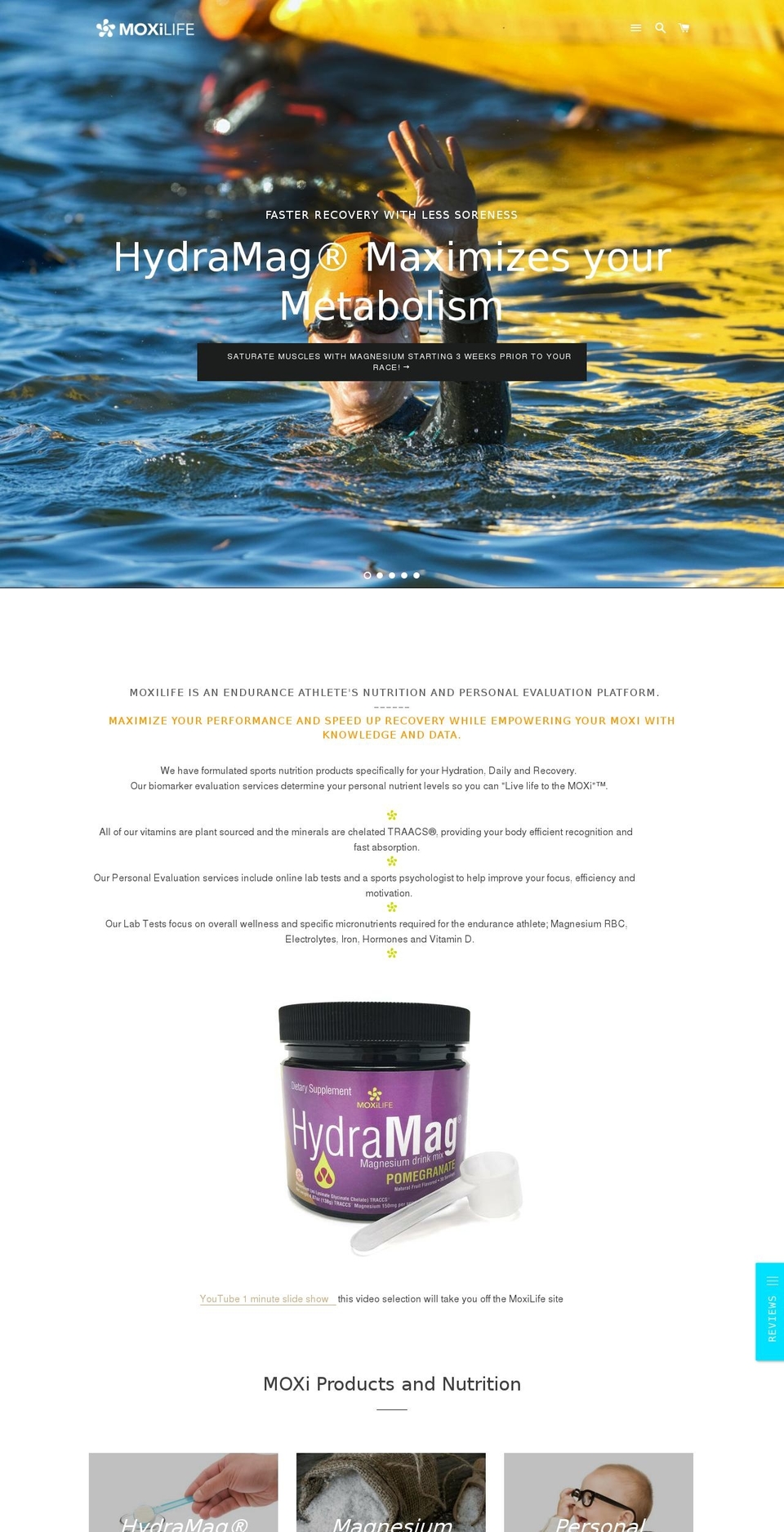 moxilife.com shopify website screenshot