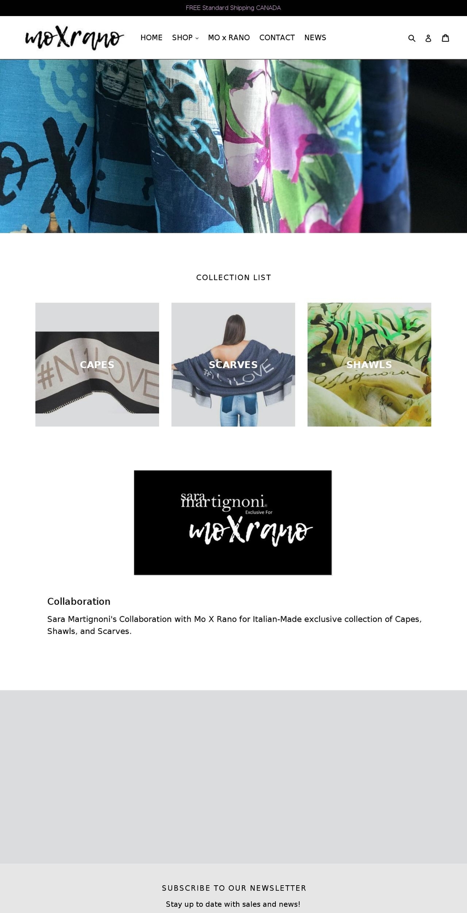 moxrano.com — Shopify storefront screenshot