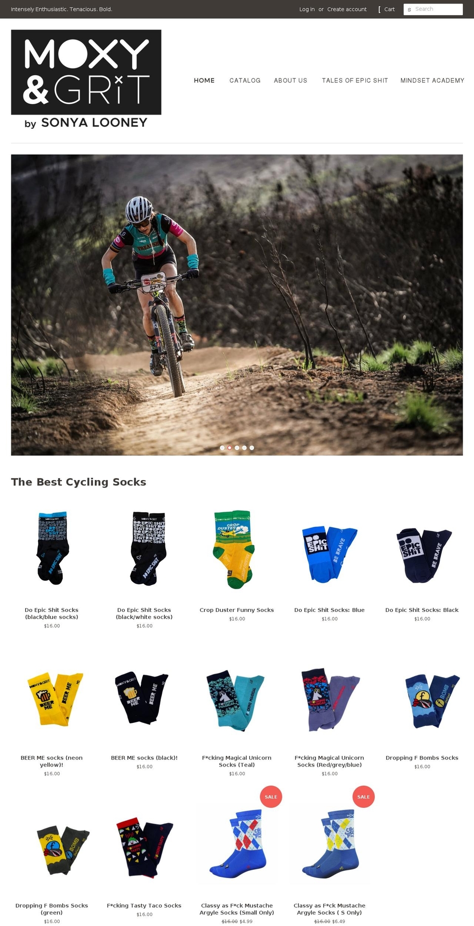 moxyandgrit.com — Shopify storefront screenshot