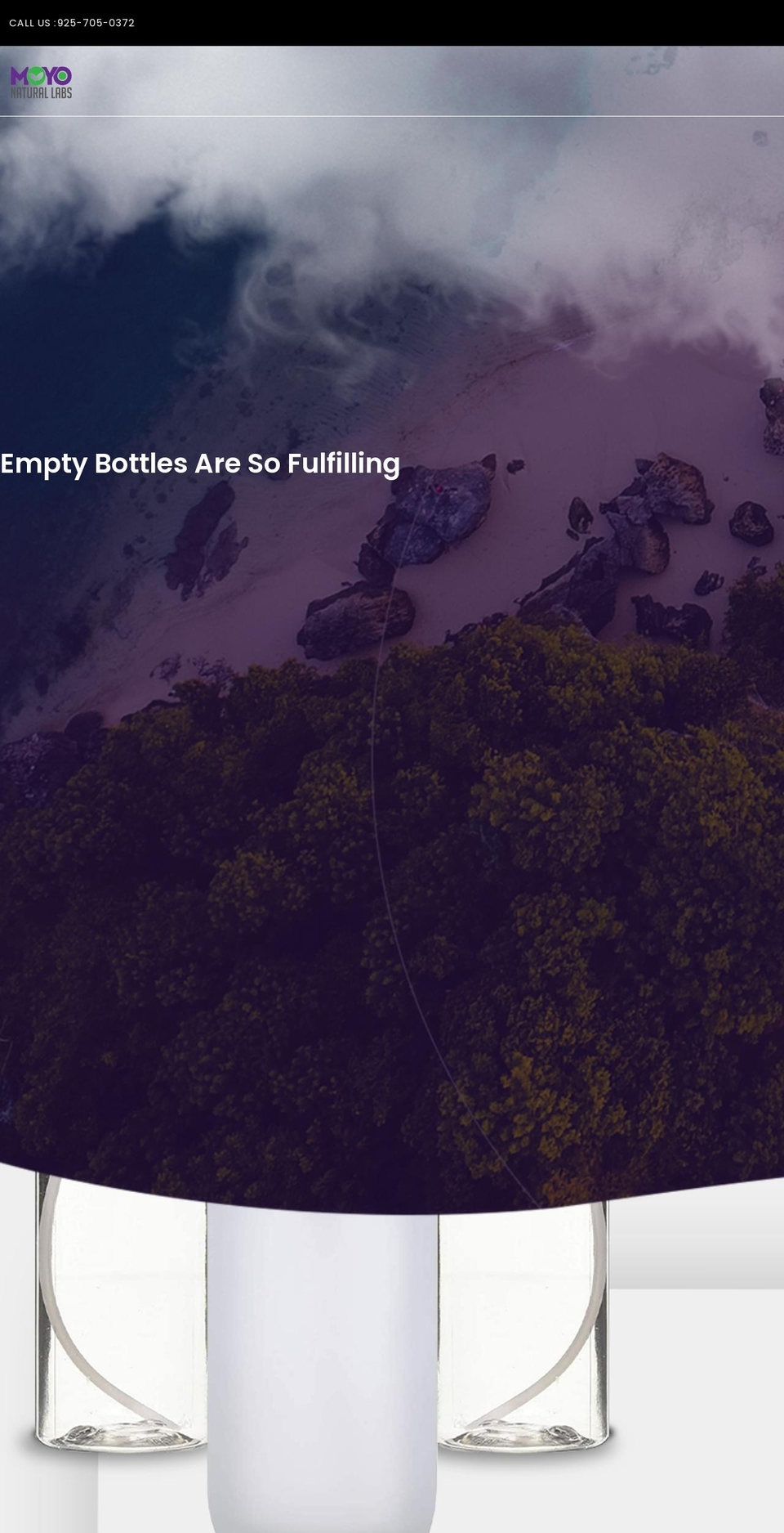 moyonaturallabs.com shopify website screenshot