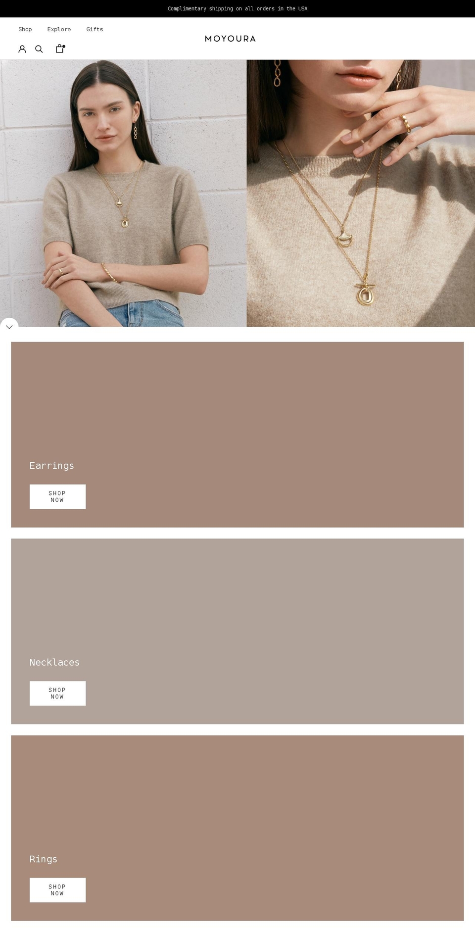 moyoura.com shopify website screenshot
