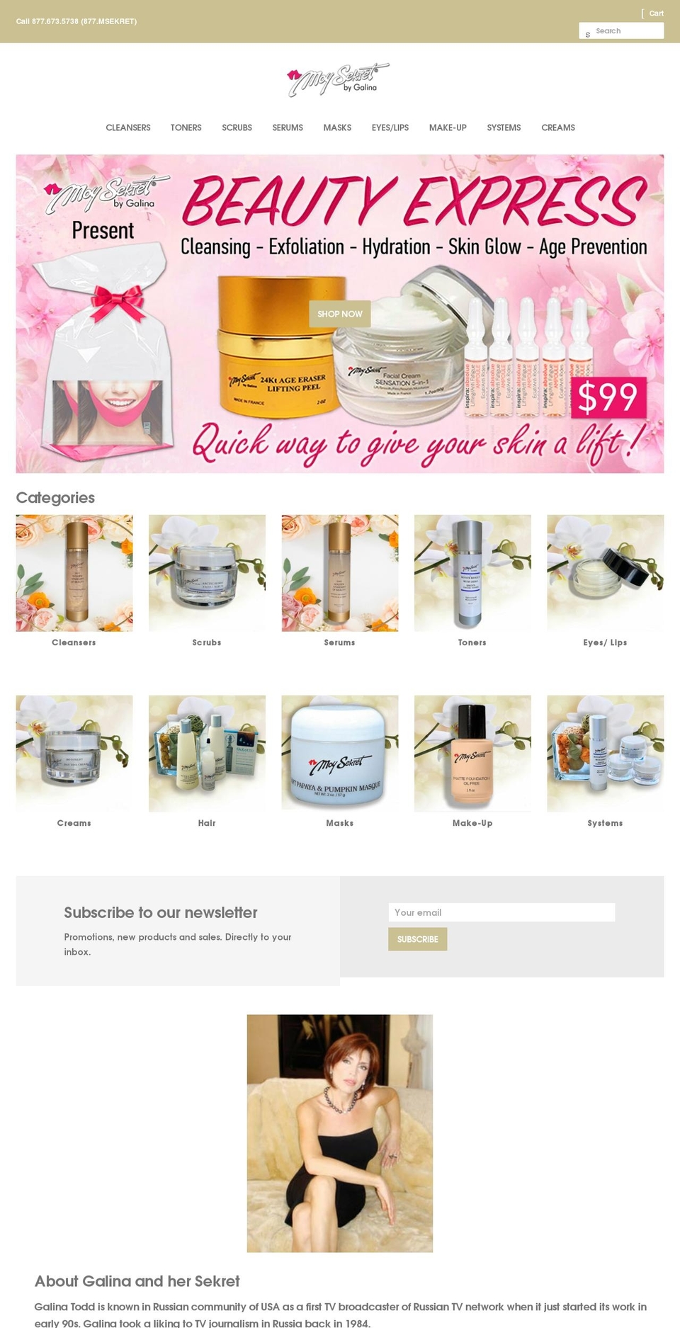 moysekret.com shopify website screenshot