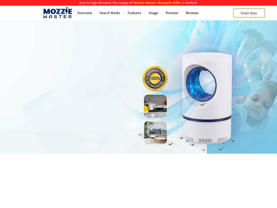 mozziemaster.com shopify website screenshot