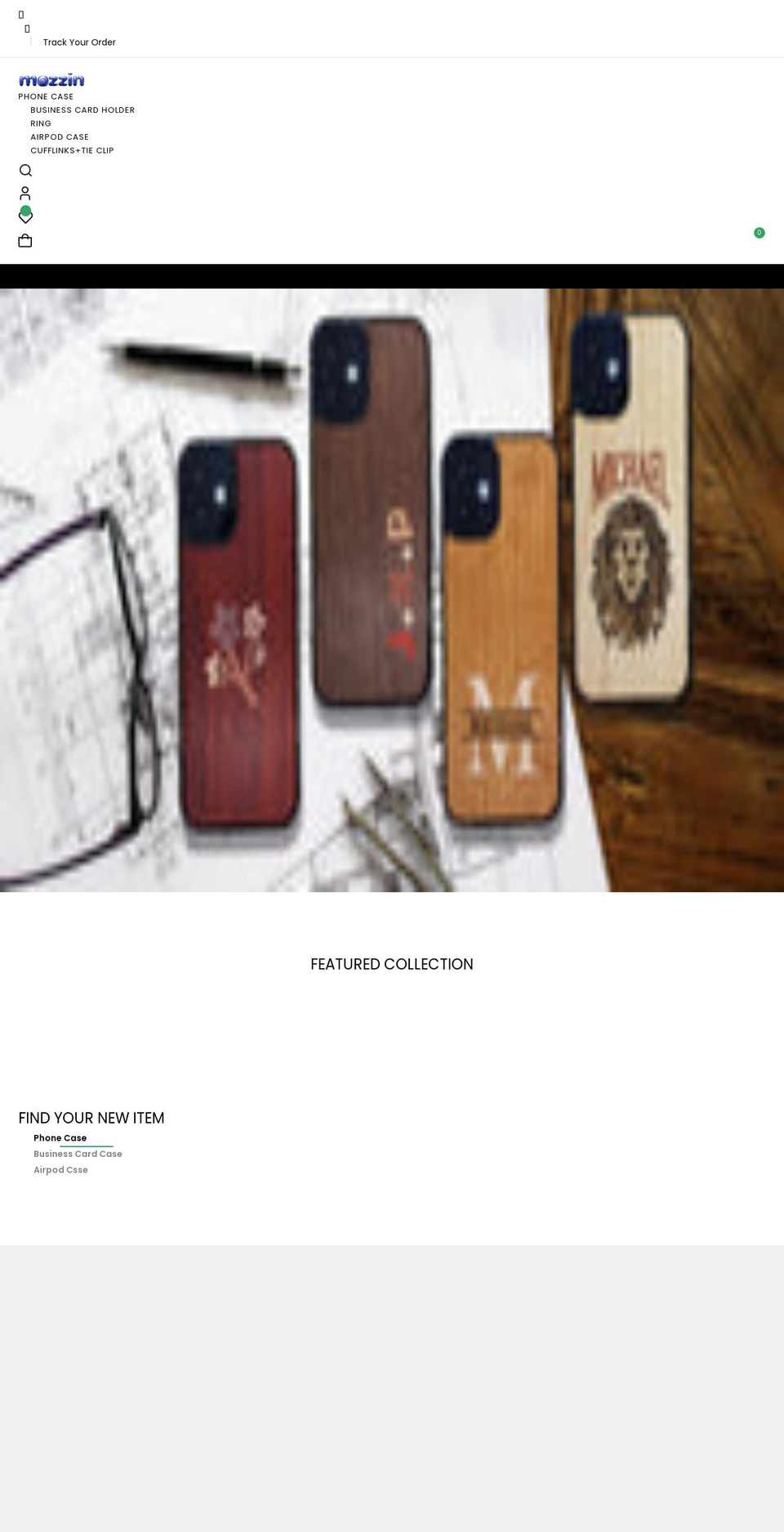 mozzin.com shopify website screenshot