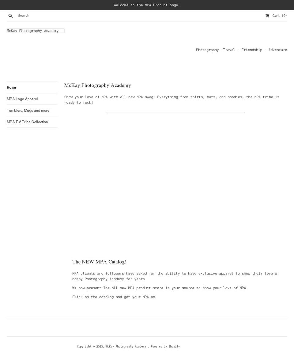 mpaproduct.com shopify website screenshot