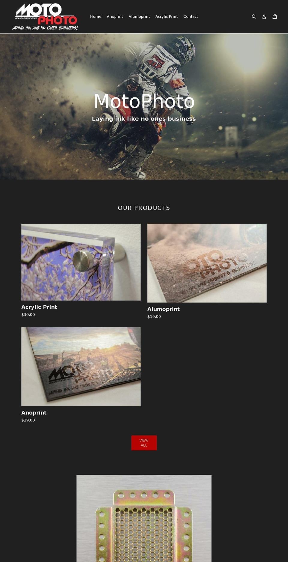 mpartprints.com — Shopify storefront screenshot
