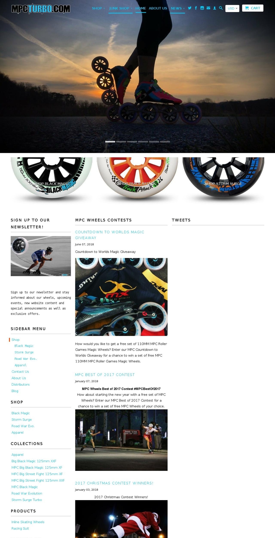 mpcspeedwheels.com — Shopify storefront screenshot