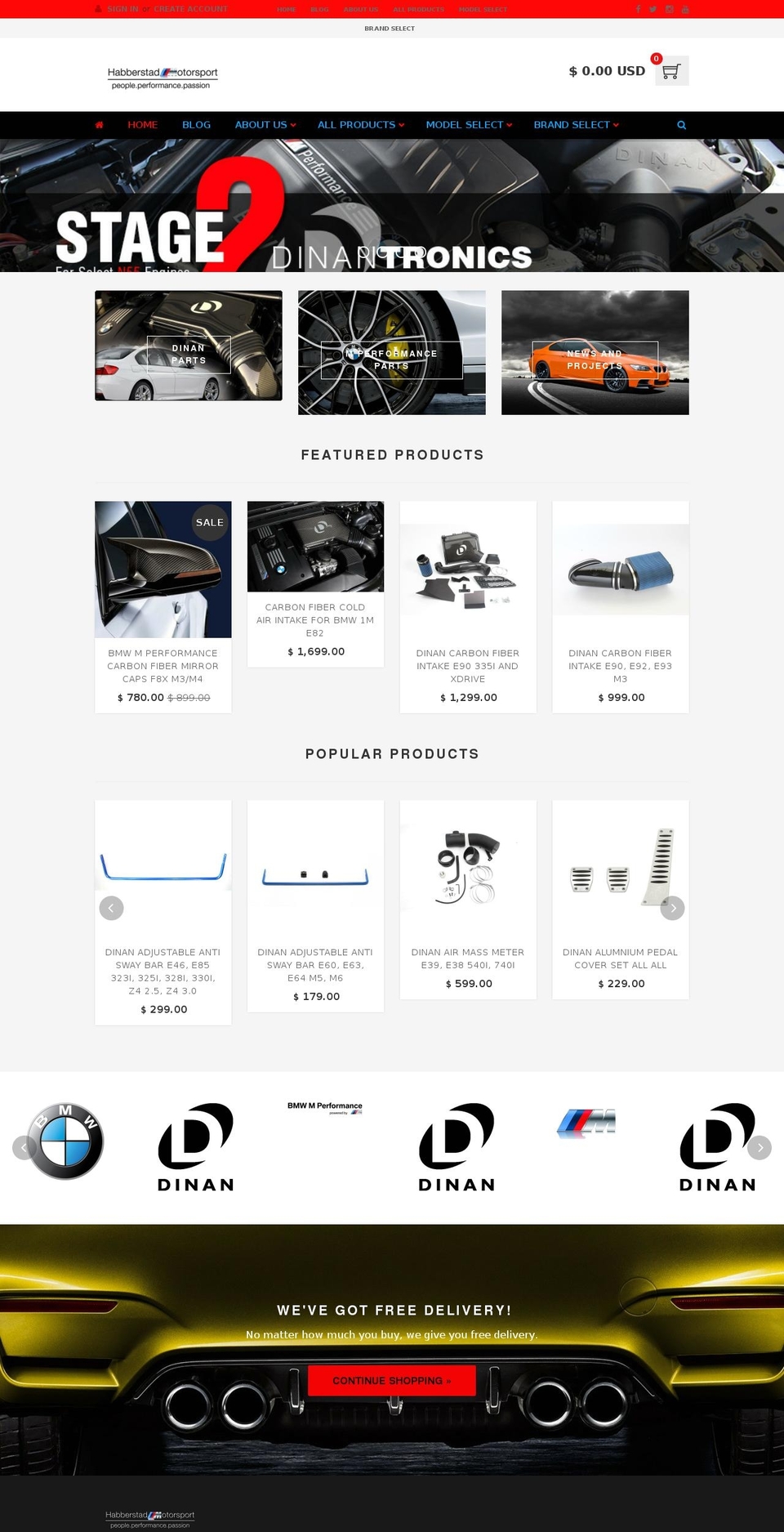 Copy of bright-theme Arens Shopify theme site example mperformanceonline.com