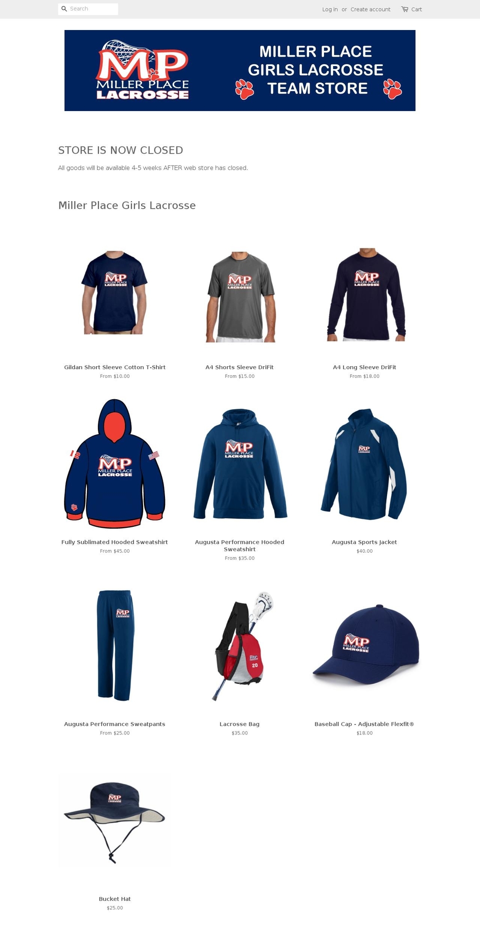 mplaxteamstore.com — Shopify storefront screenshot