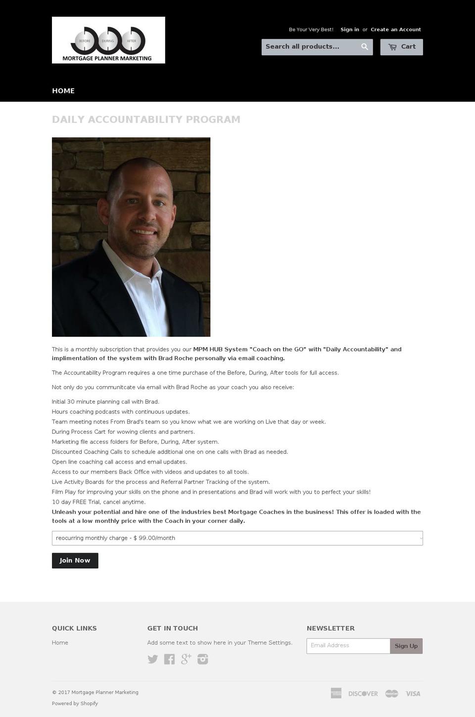 mpm-hub.com shopify website screenshot