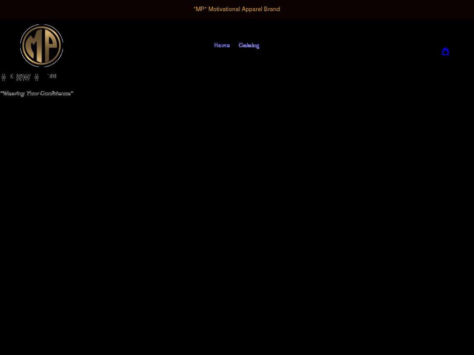mpmotivationalapparel.com shopify website screenshot