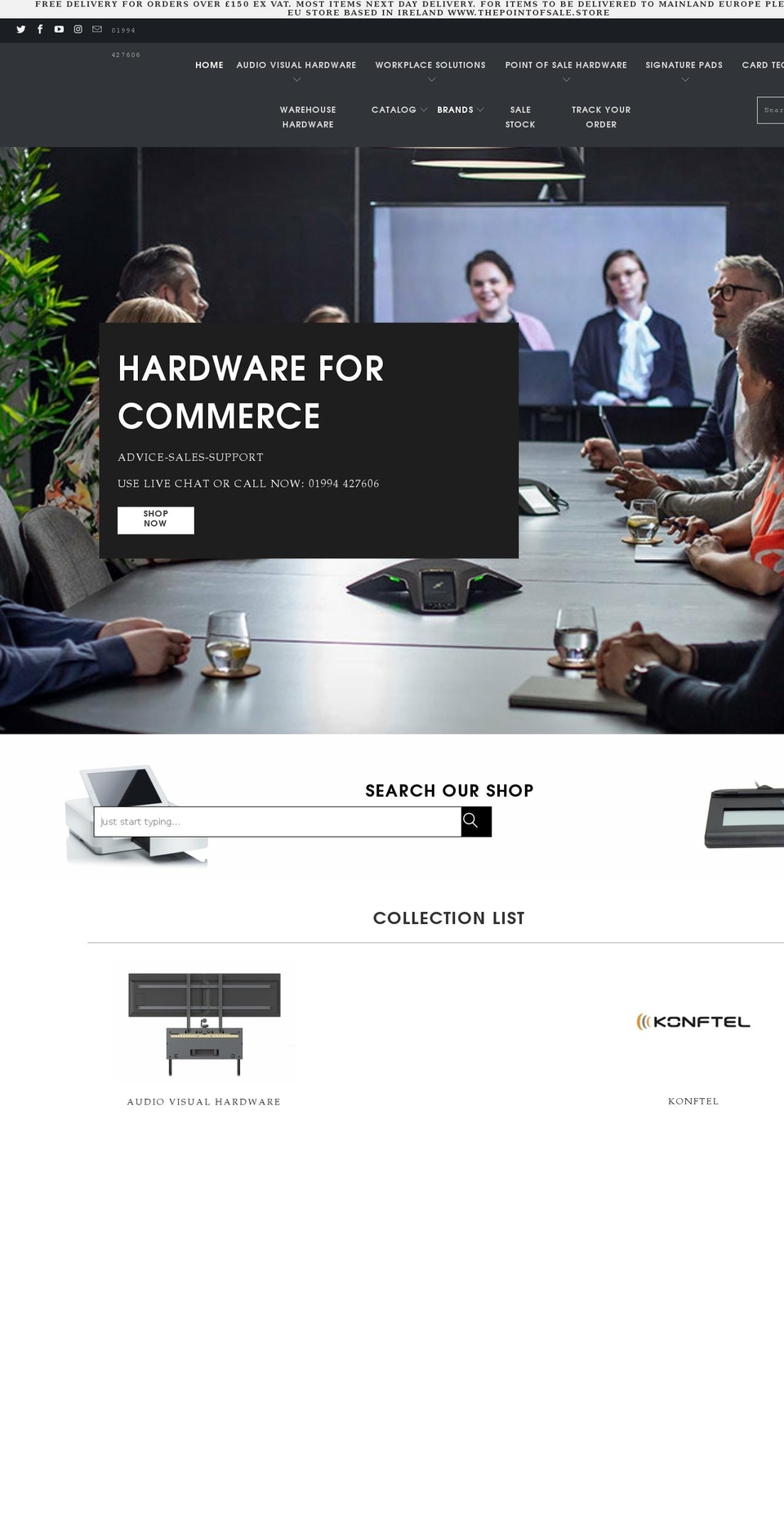 mposhardware.co.uk shopify website screenshot